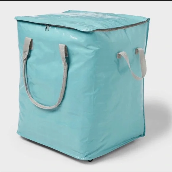 Brightroom Pewter Aqua Wheeled Bag Rolling Tote NWT Cheer Bag