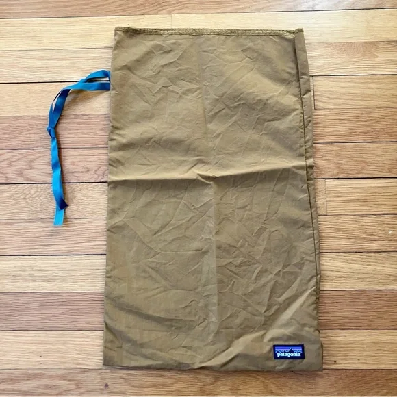 Patagonia Brown Nylon Stuff Sack Storage Bag Camping Gorpcore Hiking Backpacking