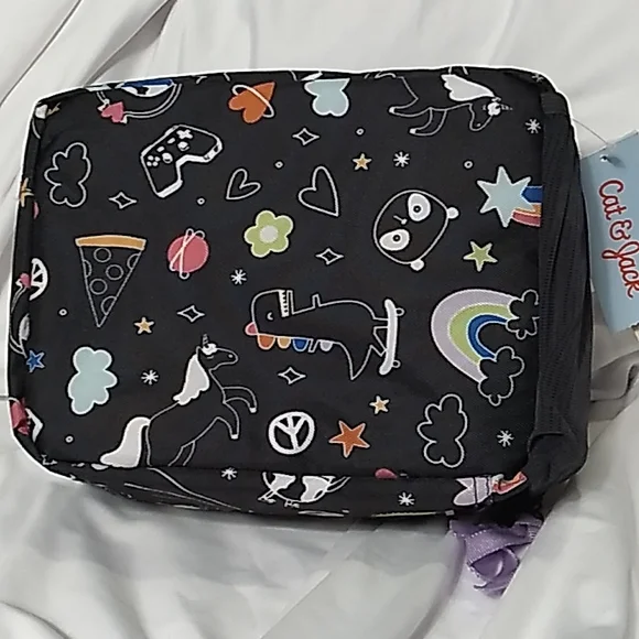 Cat & Jack Rainbow, Dinosaur, Pizza, World Lunch Bag