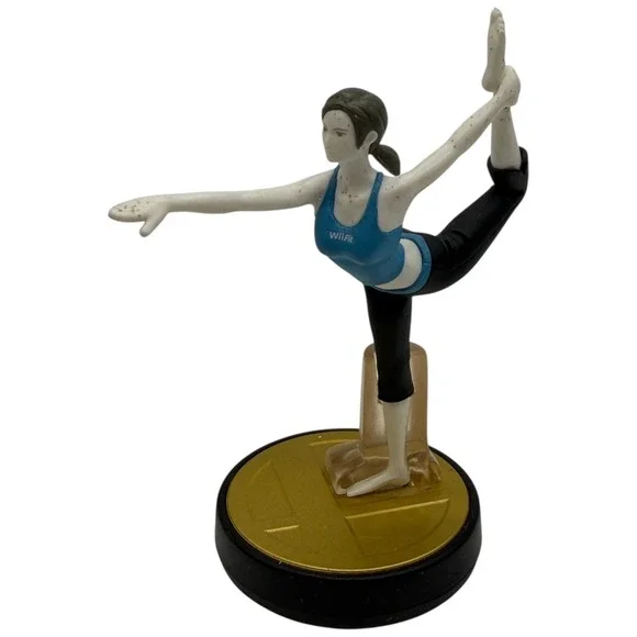 Nintendo Wii Fit Amiibo Figure Yoga Pose NVL001‎