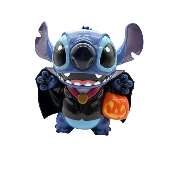 Disney World Land Parks Halloween Stitch Vampire Pumpkin Popcorn Bucket 2024