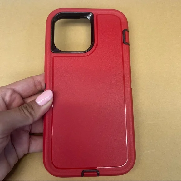 Red iPhone 14 Pro Max strong case #iphonemax