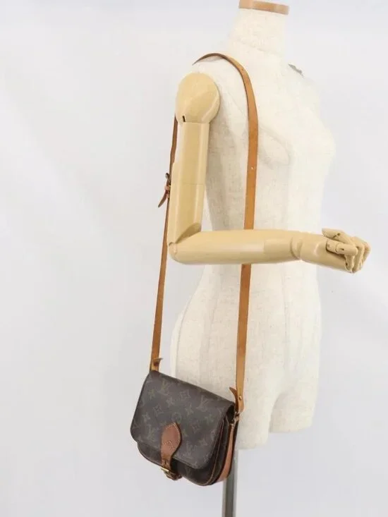 LOUIS VUITTON Monogram Cartouchiere PM Shoulder Bag