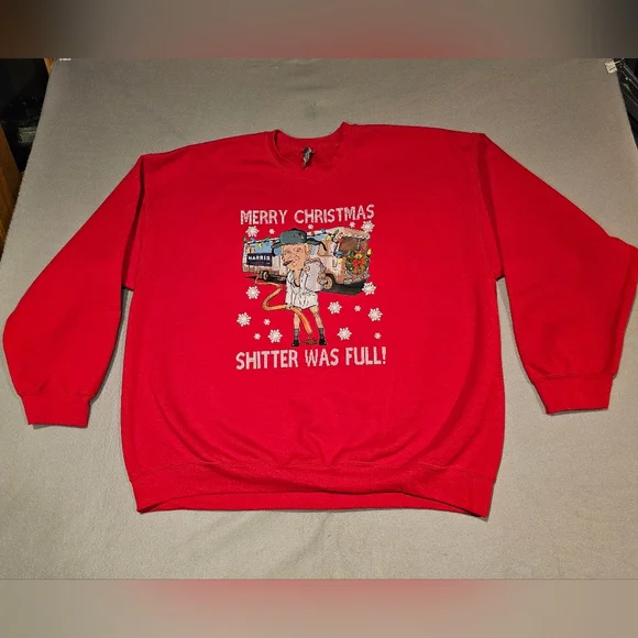 National Lampoon Red‎ Christmas Sweater Size XXL