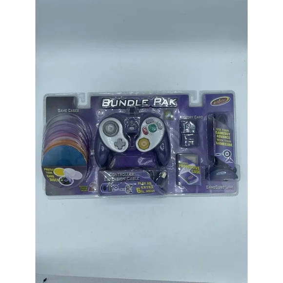 Intec Bundle Pak Gamecube‎ Starter Kit G Force Controller BRAND NEE FACTORY SEAL