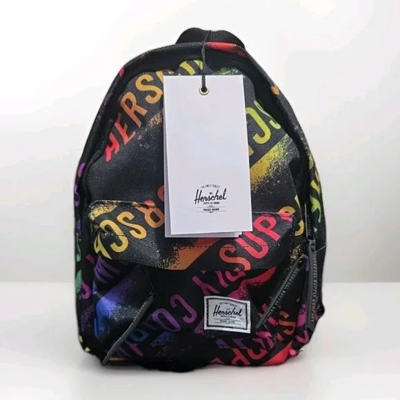 Herschel Classic Mini Backpack 9L Rainbow Kids‎ Unisex School NWT