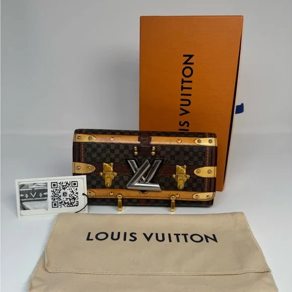 358. Louis Vuitton Limited Edition Damier Time Trunk Twist