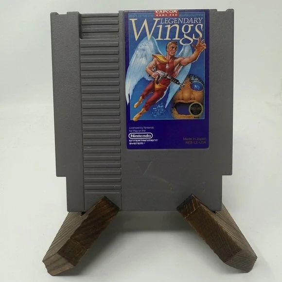 Vintage Legendary Wings Nintendo NES Video Game Cartridge Capcom Tested