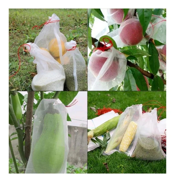 Reusable Mesh Fruit Protection Bags 50 PCS 6x10‎ Inch