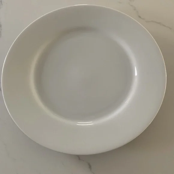 Crate & Barrel 11” Classic White Plate New Replacement plate.