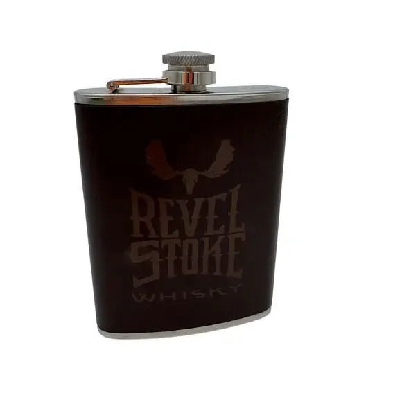 Revel Stoke Whisky Flask 8oz Stainless Steel Whiskey
