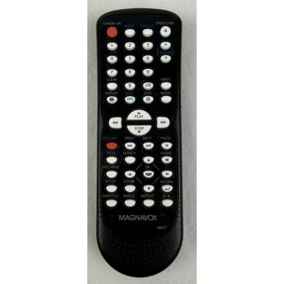 Magnavox‎ NB677 Universal Remote Control Black TESTED - READ
