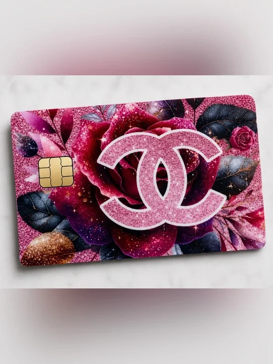 Pink Floral Card wrap/ fashion