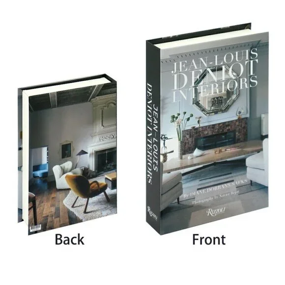 NEW Luxury Decoration Coffee Table Fashion Art Faux Book Storage Box