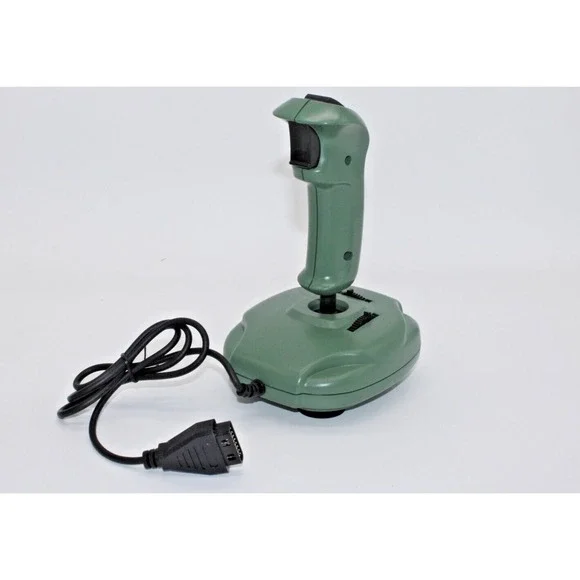 Vintage Joystick for IBM PC and Compatibles 2 Fire Buttons COMPUSA w/box & instr