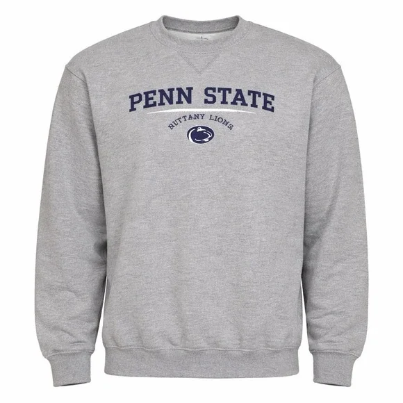 Vintage Penn State Nittany Lions Crewneck Sweatshirt‎ Mens L Gray College Logo