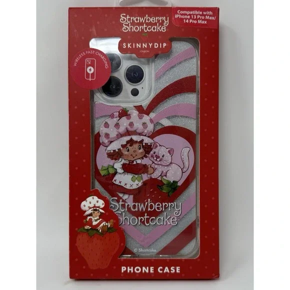 New Strawberry Shortcake iPhone 13/14 Pro Max‎ SKINNYDIP Wireless Fast Charging