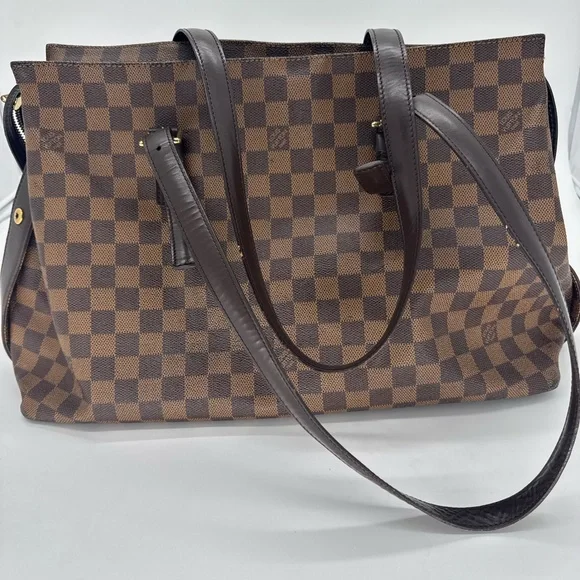 Louis Vuitton Chelsea Damier Ebene Tote, Vintage 1997
