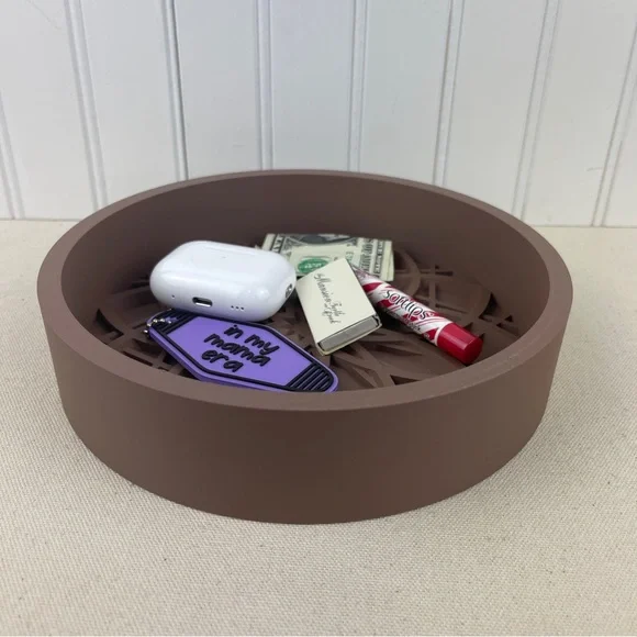 Floral Design Catch All Tray, The Kovi Catch-All Tray with Bottom