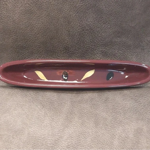 Crate & Barrel Olive Dish Oblong 8