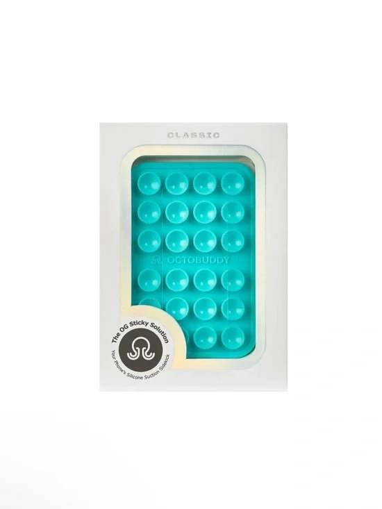*Brand New* Classic Octobuddy Silicone Sticky Phone Grip - Teal