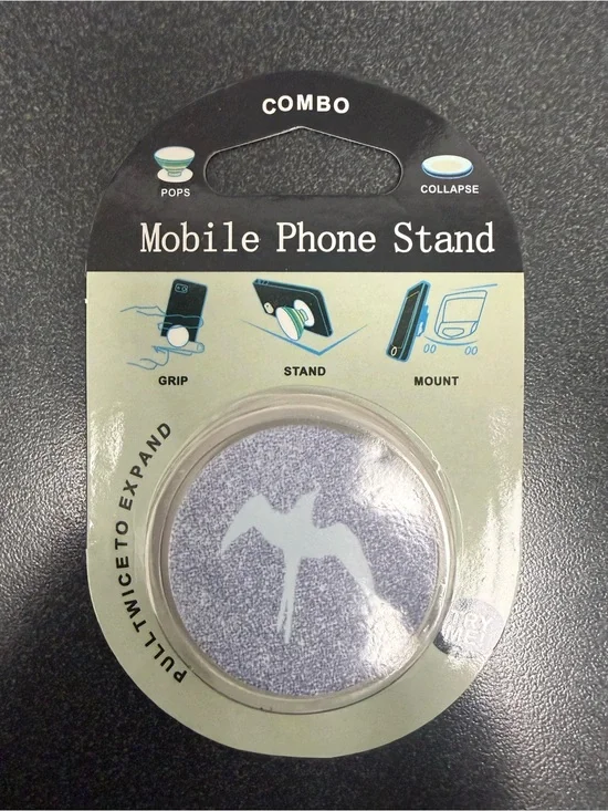 PopSocket Phone Grip in Black and Blue