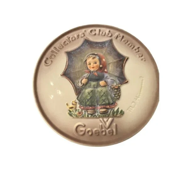 Goebel Collectors Club Member Plate Special Edition No 2 Hum690 1978