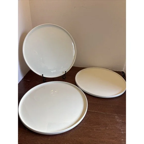 Mikasa Sloane Dinner Plates White Bone China Round 11