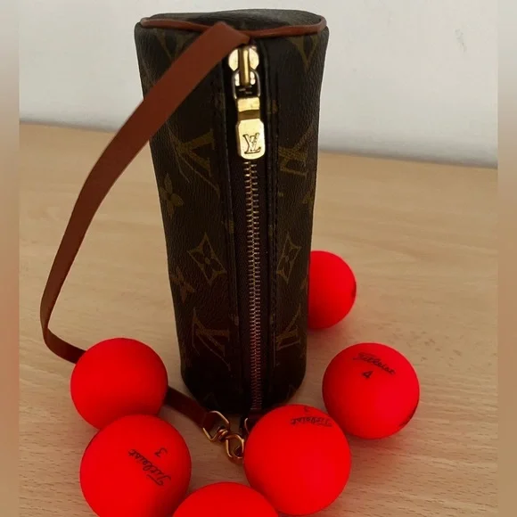Louis Vuitton Golf Ball Holder Unisex NWOT