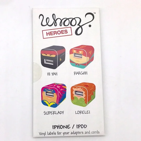 New Whooz Originals I-Phone/I-Pod Hero’s Character Set