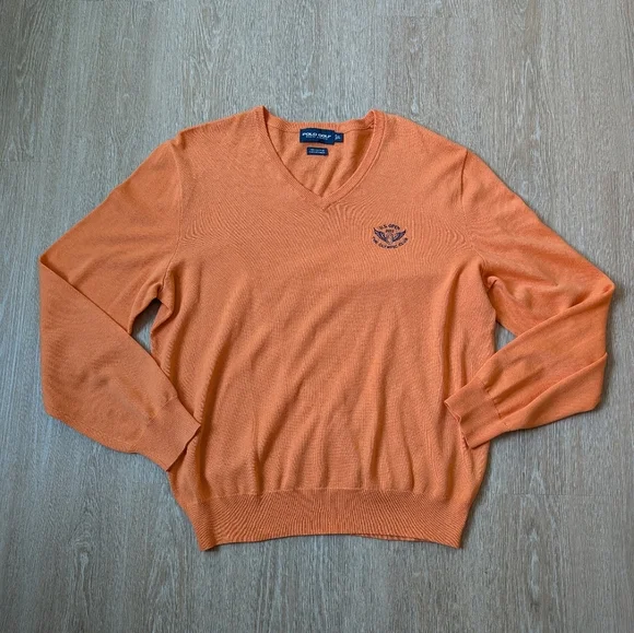 Polo Ralph Lauren Sweater Men's Large Golf U.S. Open 2012 Cashmere Blend