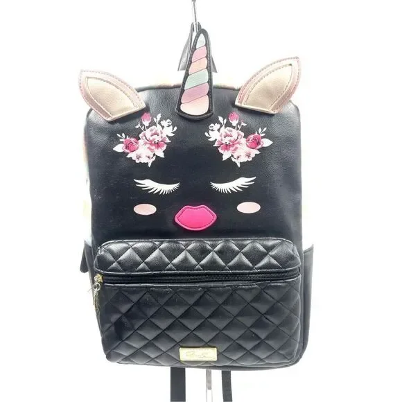 Betsey Johnson Apollo Unicorn Fashion Backpack Luv Betsey Very Rare HTF