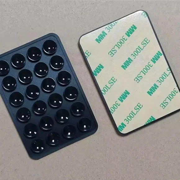 iPhone accessories Black Adhesive Rubber Bumpers