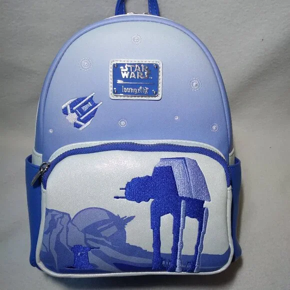 2025 Disney Parks Loungefly Star Wars Hoth Echo Base AT-AT Mini Backpack NEW Tag