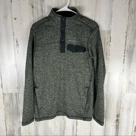 Eddie Bauer 1/4 Snap Pullover Size Small