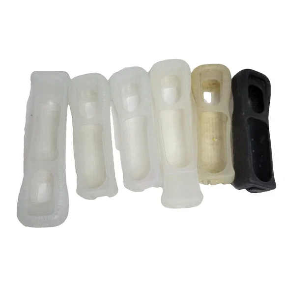 Nintendo Wii Remote Silicone Gel Cover Grip Sleeves Lot of 5 OEM Official