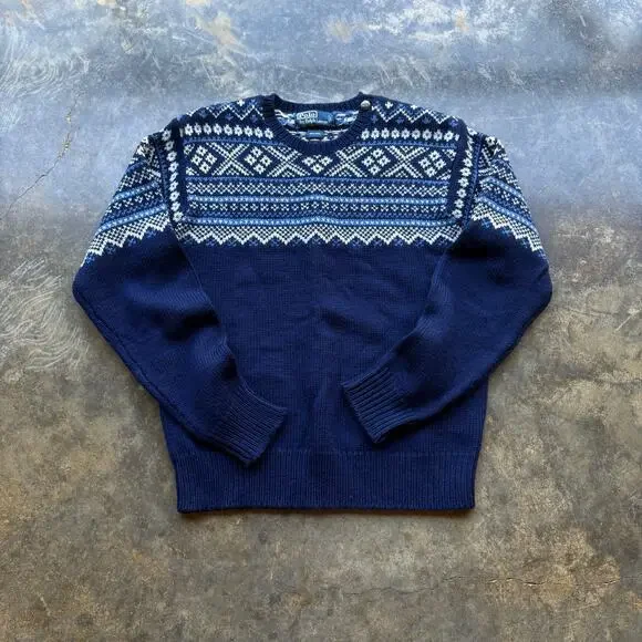 Vintage Polo Ralph Lauren‎ Knit Winter Sweater
