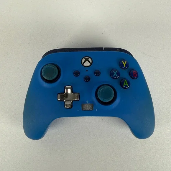 PowerA 1518811-01 Enhanced Wired Gaming Controller Blue for Xbox One, X|S, PC