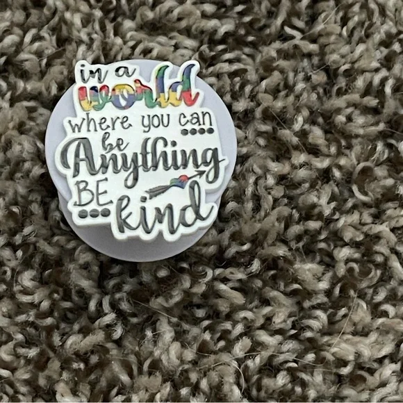 Inspirational phone accessory with Colorful Text