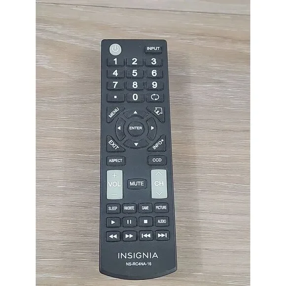 Insignia Remote Control (NS-RC4NA-16) for‎ Select Insignia TVs - Black B1R4