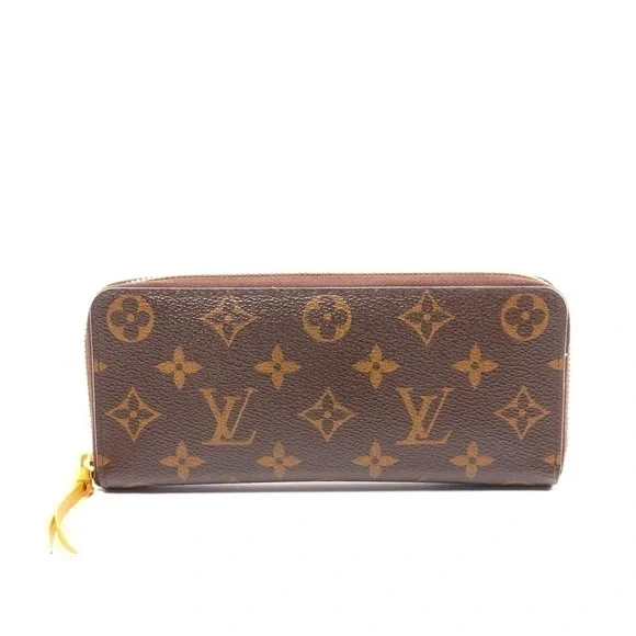 Louis Vuitton Portefeuil Clemence yellow Wallet w/dustbag.