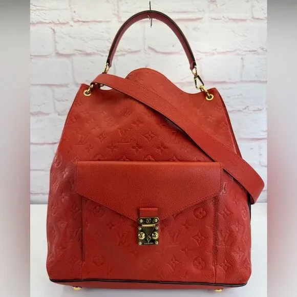Louis Vuitton Metis Monogram Empreinte Embossed Leather Hobo Bag