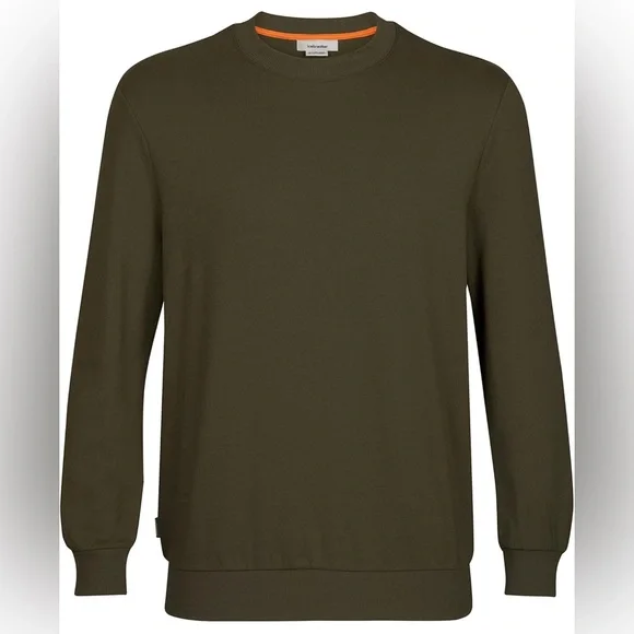 Icebreaker Merino Central II Long Sleeve Wool Lounge Sweatshirt Men’s Large