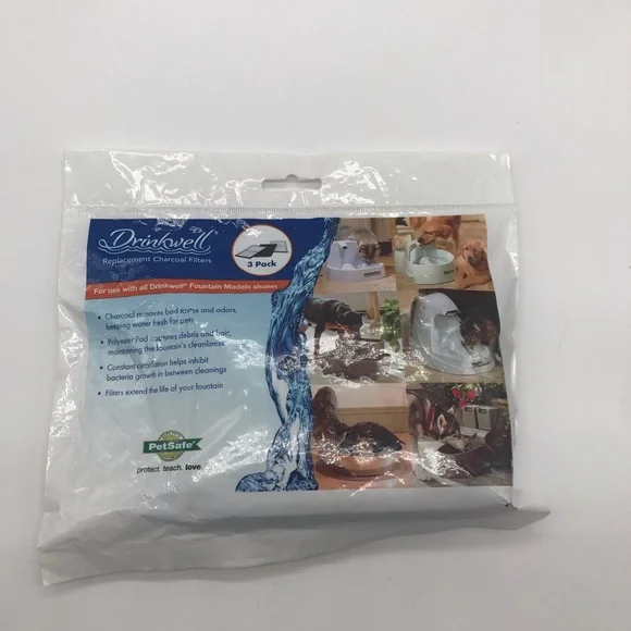 Drinkwell Replacement Charcoal Filters. New sealed package