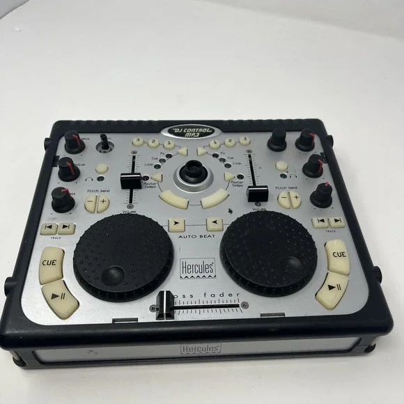 Hercules DJ Control MP3 USB Control Untested As Is