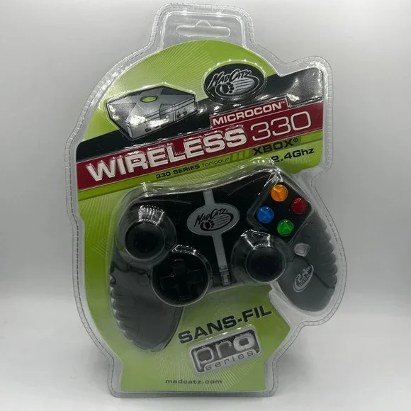 Mad Catz Wireless 330 Pro Series Controller for‎ Xbox 2.4GHz Black