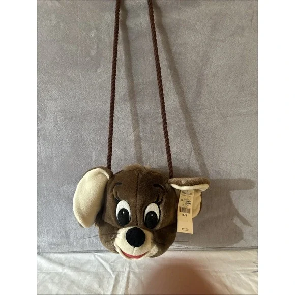Vintage 1997 Warner Bros. Studio Store Kids Tom and Jerry Bag/Purse NEW W/ Tags