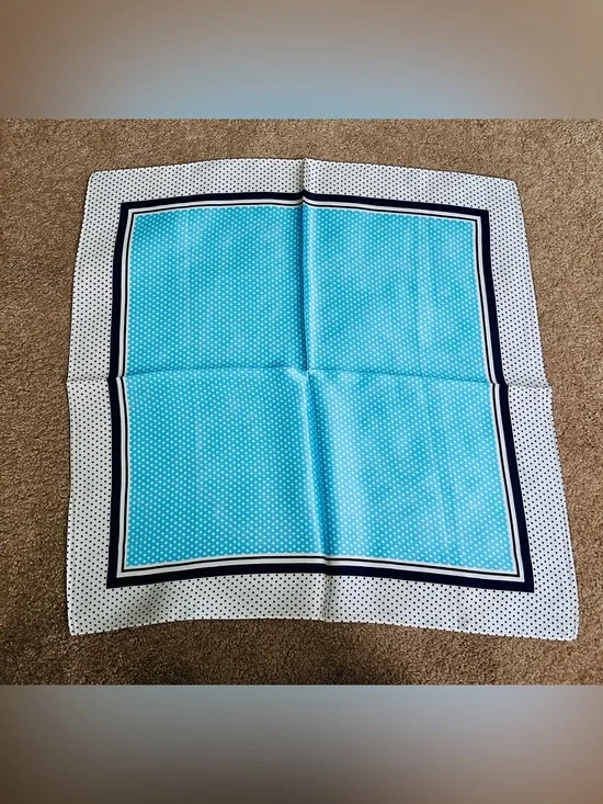 100% Mulberry Silk Scarf - Polka Dots