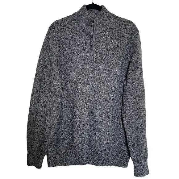 Calvin Klein Men's Knit Sweater Quarter Zip Pullover Cardigan Sz Medium