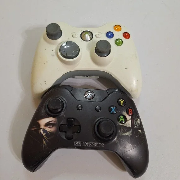 Xbox 360 Wireless Controller White Xbox One Dishonored 2 Controller Parts Repai